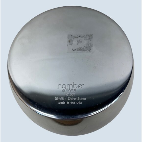 Nambe Smith Celentano Metal Spiral Wine Coaster 6189 with Box USA - Picture 6 of 11